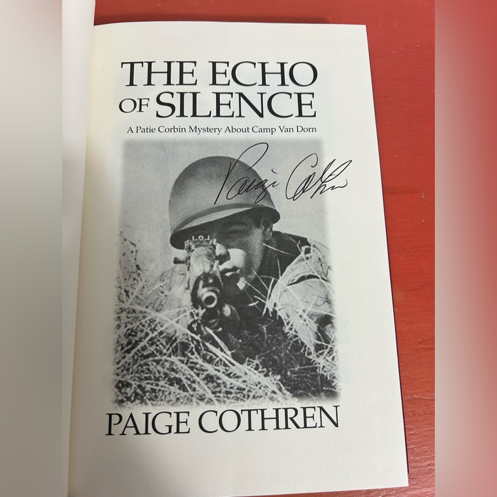 Mississippi author signed book THE ECHO OF SILENCE by Paige Cothren